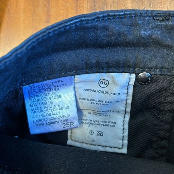 AG jeans black 25 Farrah Skinny Ankle high rise - Picture 7 of 9